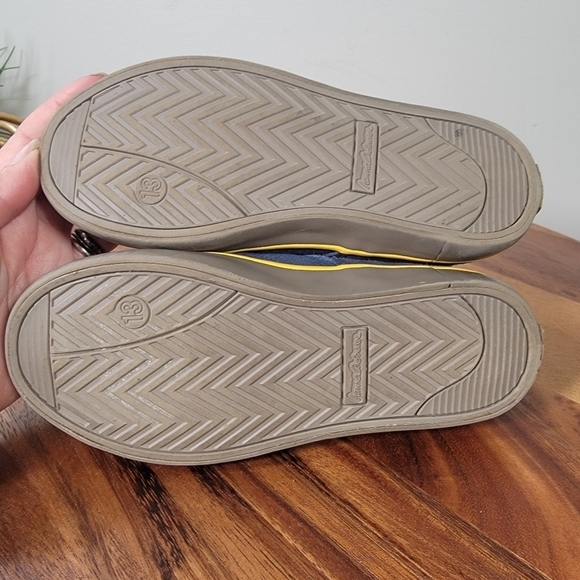 HANNAH ANDERSSON Nils Suede Chukka Boots Hybrid Boot/Sneaker Blue & Gold Size 13 - Picture 12 of 16